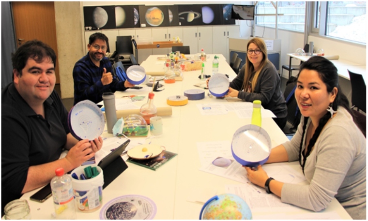 Profesoras de La Higuera y La Serena aprendieron astrodidáctica en la Haus der Astonomíe de Alemania