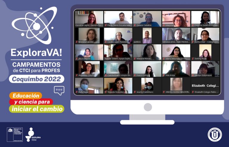 Campamento ExploraVA! reunió a decenas de profesionales de la educación en la Región de Coquimbo