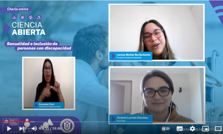 Mediante charla se abordó la sexualidad e inclusión de personas con discapacidad