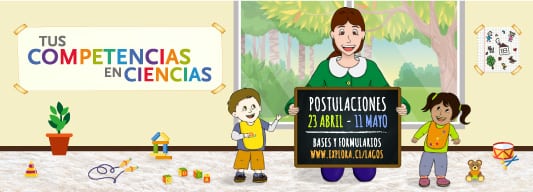 Atención educación parvularia postula a Tus Competencias en Ciencia (TCC)