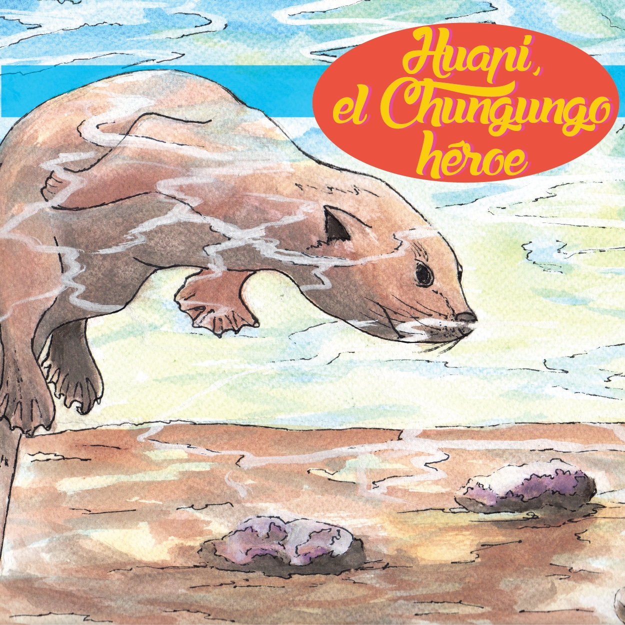 “Huapi, el chungungo héroe” es el nuevo cuento del PAR EXPLORA Los Lagos