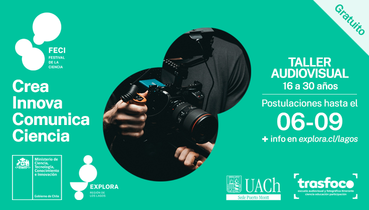 Postula al Taller Audiovisual Científico online gratuito