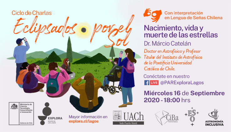 Conéctate a la 3ra Charla «Eclipsados por el Sol»: «Nacimiento, vida y muerte de las estrellas»