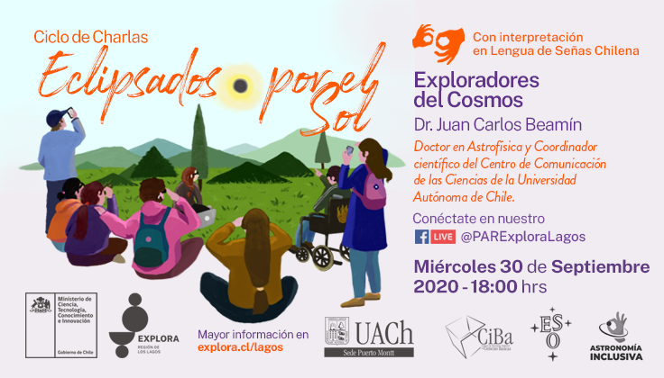 Exploradores del Cosmos será la cuarta charla del Ciclo Eclipsados por el Sol