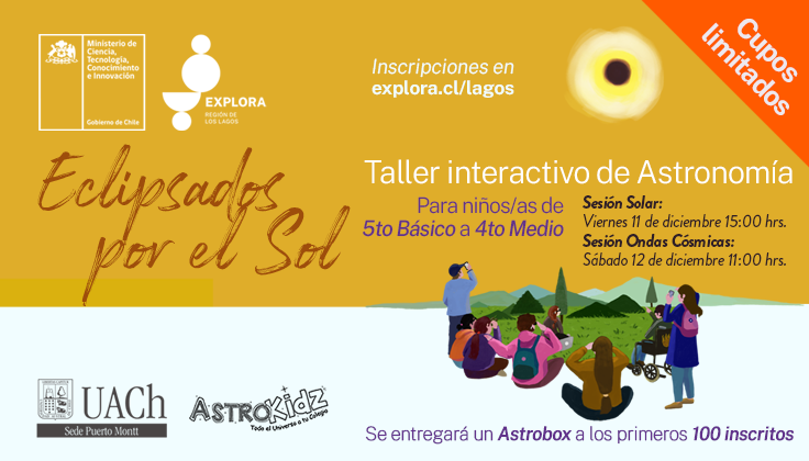 Eclipsados por el Sol: Inscripciones abiertas para Taller Interactivo de Astronomía