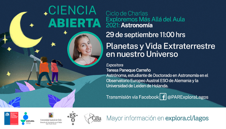 ¡Inscríbete en la Charla «Planetas y Vida Extraterrestre en nuestro Universo» de Tere Paneque!