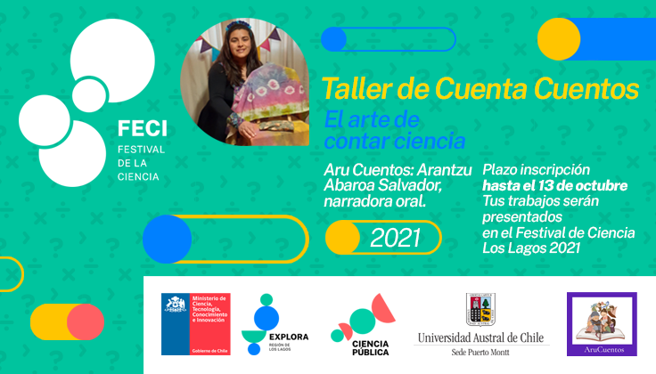 Inscríbete en el Taller de Cuenta Cuentos: «El arte de contar Ciencia»