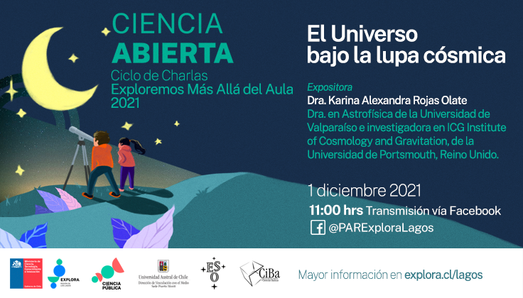 Inscríbete en la Charla: “El Universo bajo la lupa cósmica”