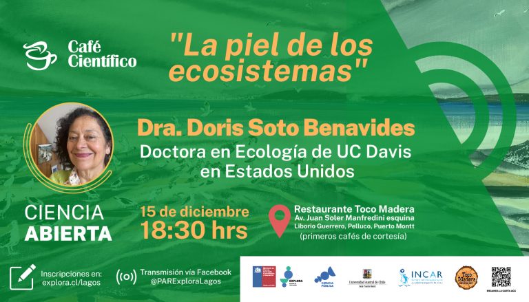 Café Científico «La piel de los ecosistemas» – Dra. Doris Soto Benavides