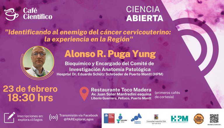 Café Científico «Identificando al enemigo del cáncer cervicouterino» Jueves 23 de febrero