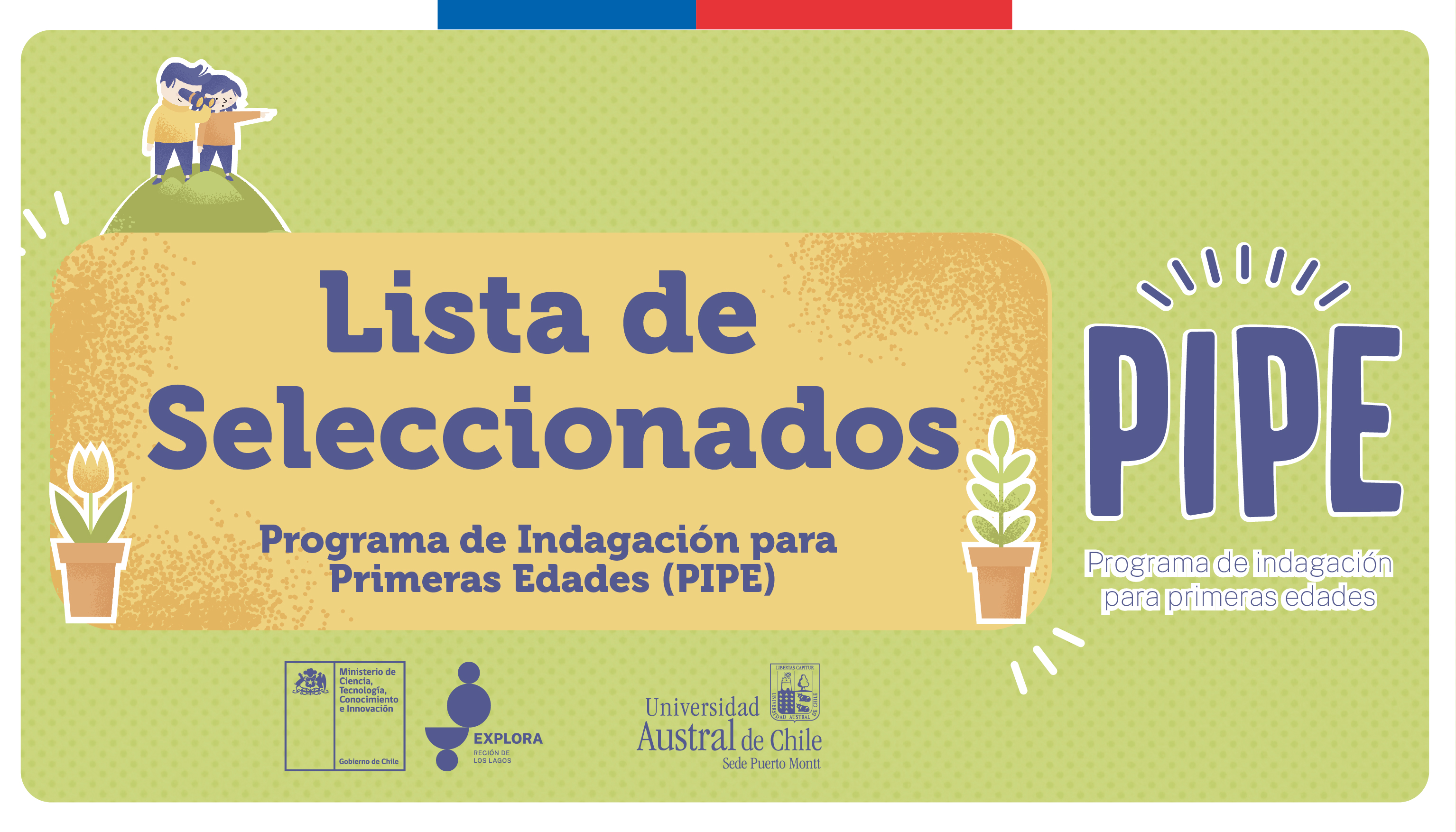 PIPE 2024: Informamos establecimientos seleccionados