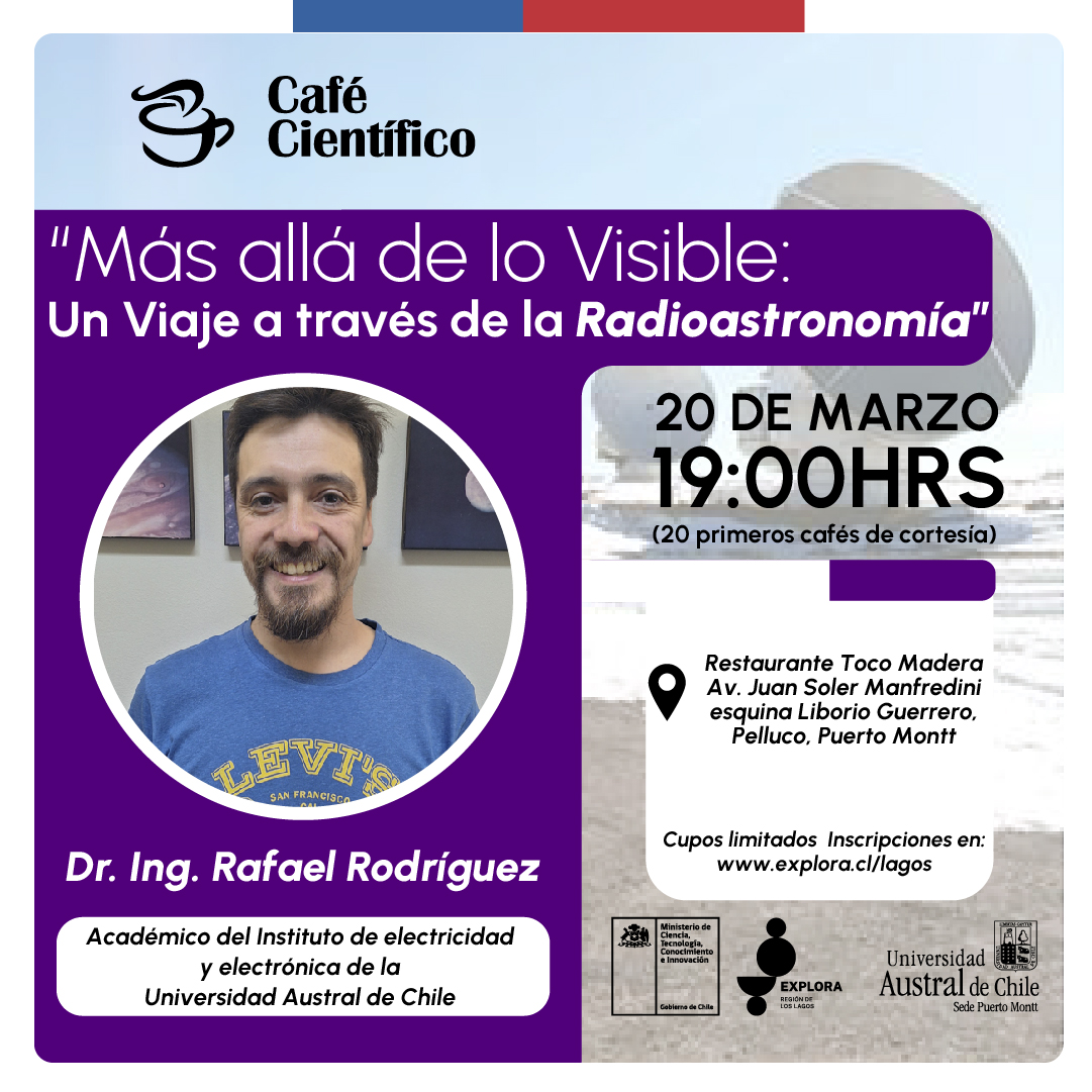«Más allá de lo Visible» – Primer Café Científico del año con el Dr. Ing. Rafael Rodríguez