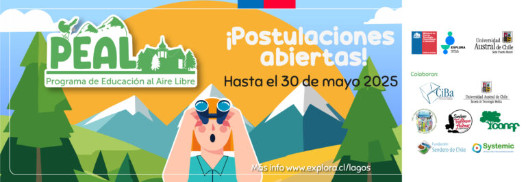 Explora Los Lagos invita a establecimientos educacionales a postular al Programa de Educación al Aire Libre y Visitas a Laboratorios UACh (PEAL) 2025–2026
