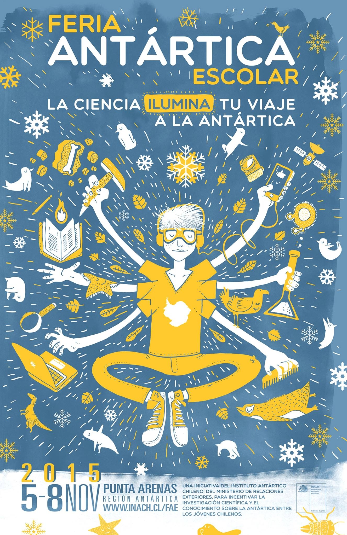 Participa en la Feria Antártica Escolar