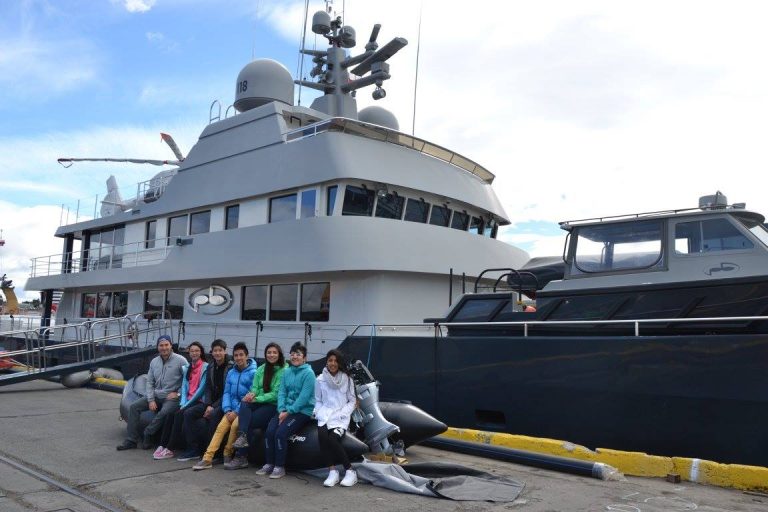 Estudiantes y profesores visitaron Barco Plan B The Waitt Foundation de National Geographic Pristine Seas