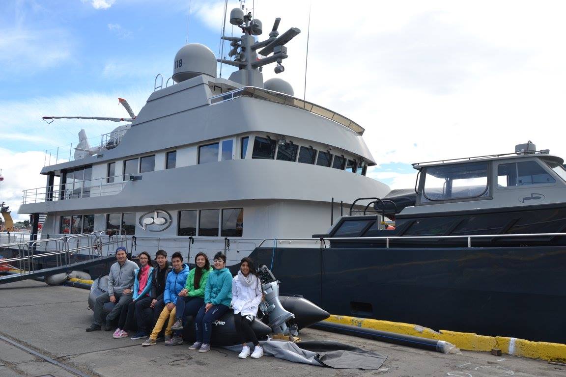 Estudiantes y profesores visitaron Barco Plan B The Waitt Foundation de National Geographic Pristine Seas