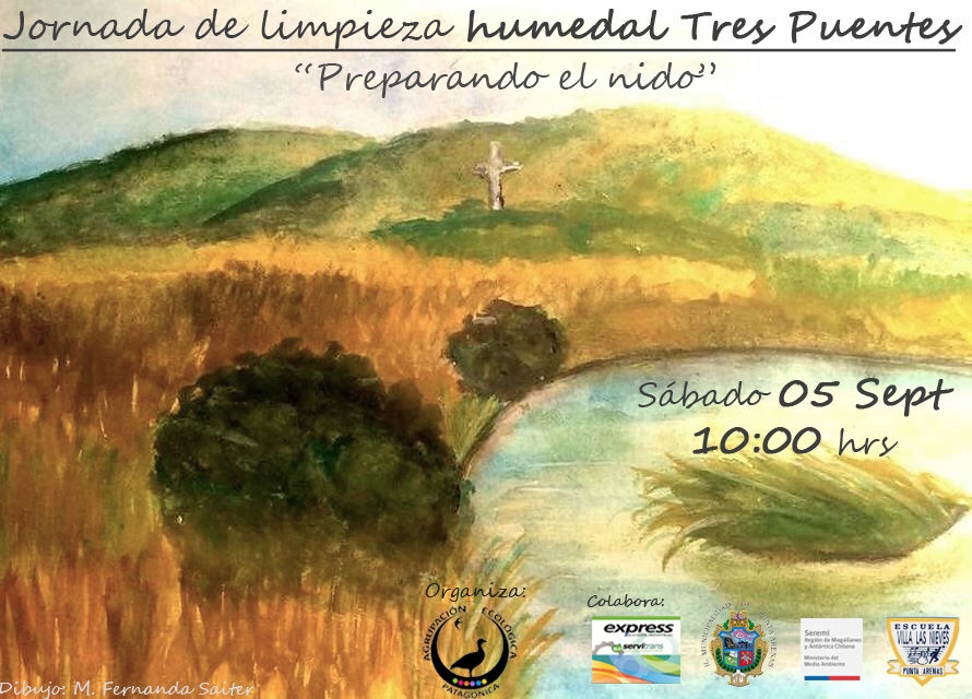 Limpieza del Humedal Tres Puentes: Preparando el nido