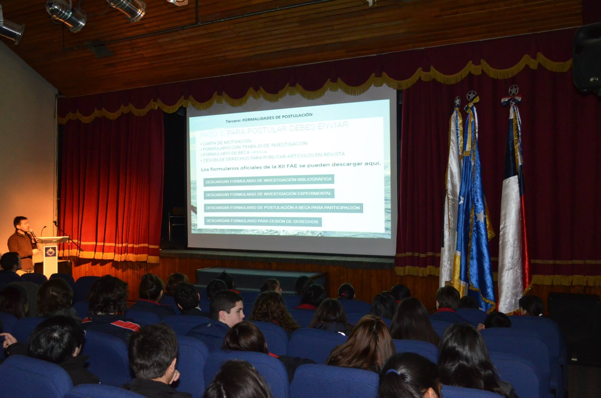 Lanzamiento de la Feria Antártica Escolar en Punta Arenas