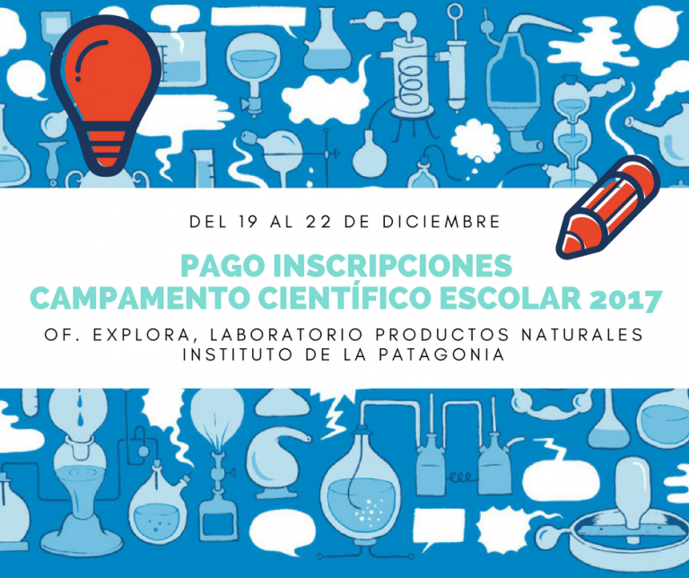 Campamento Científico Escolar 2017: Comenzó periodo de pago de inscripciones
