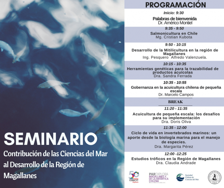 Con Seminario “Contribución de las Ciencias del Mar al Desarrollo de la Región de Magallanes” se inicia actividades de celebración del Mes del Mar