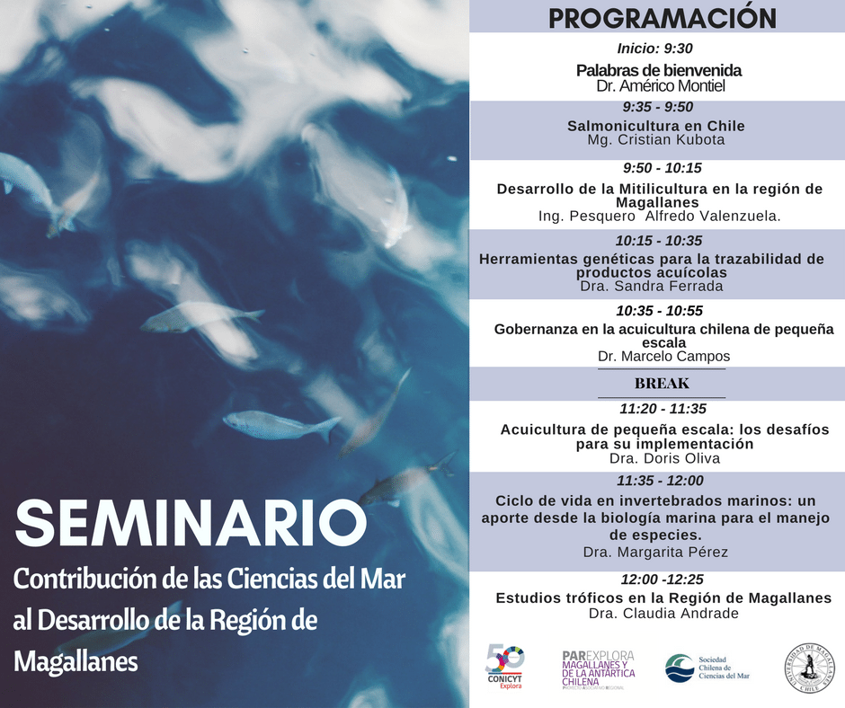 Con Seminario “Contribución de las Ciencias del Mar al Desarrollo de la Región de Magallanes” se inicia actividades de celebración del Mes del Mar