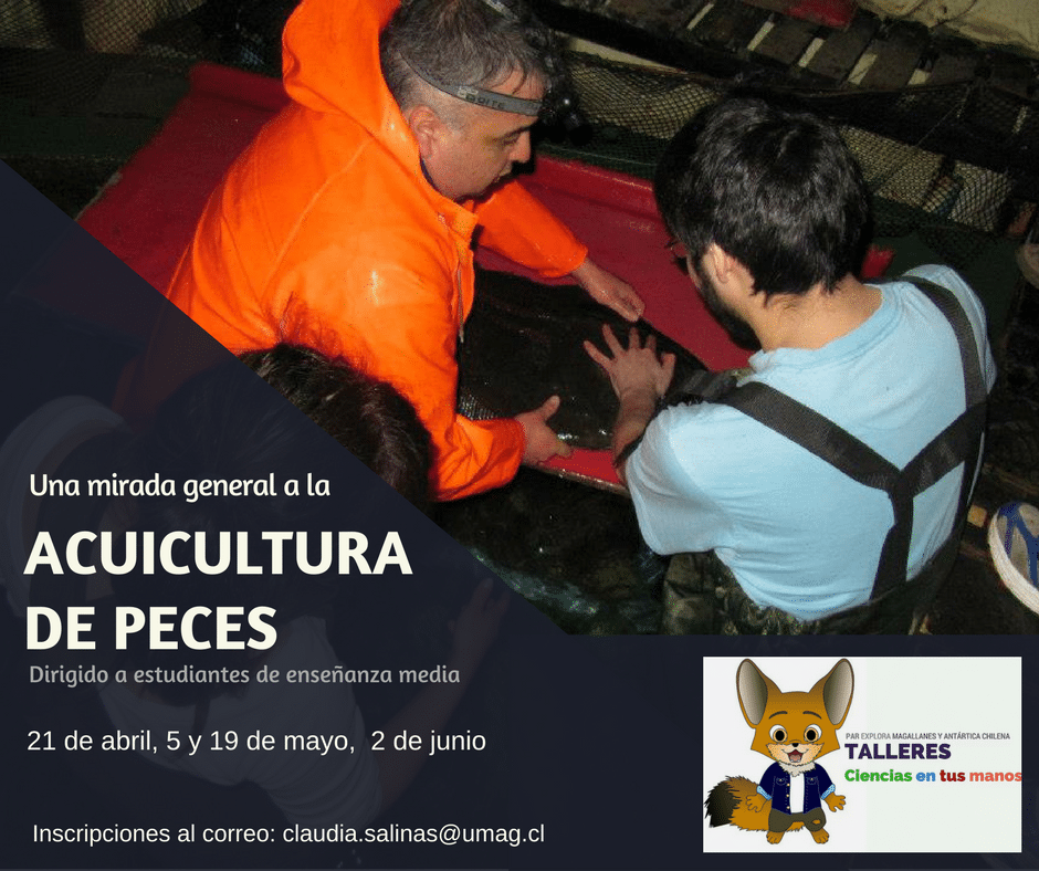Inscripciones abiertas para el Taller “Una mirada general a la Acuicultura de peces”