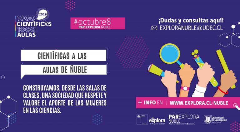 ¡CIENTÍFICAS A LAS AULAS DE ÑUBLE!