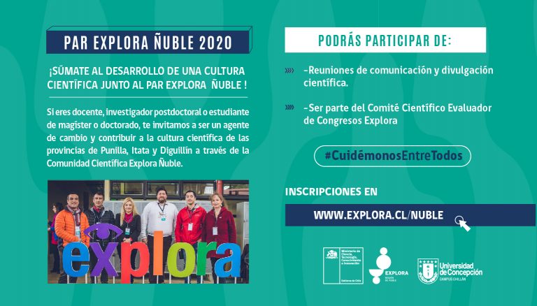 Súmate al desarrollo de una cultura científica junto a Explora Ñuble