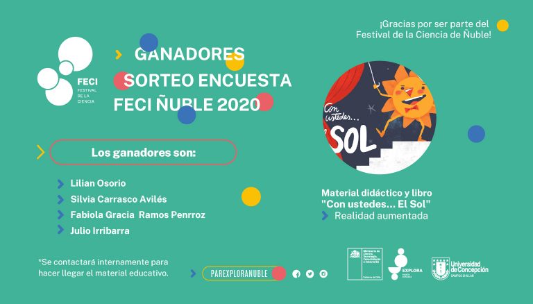 Ganadores del sorteo encuesta FECI Ñuble 2020