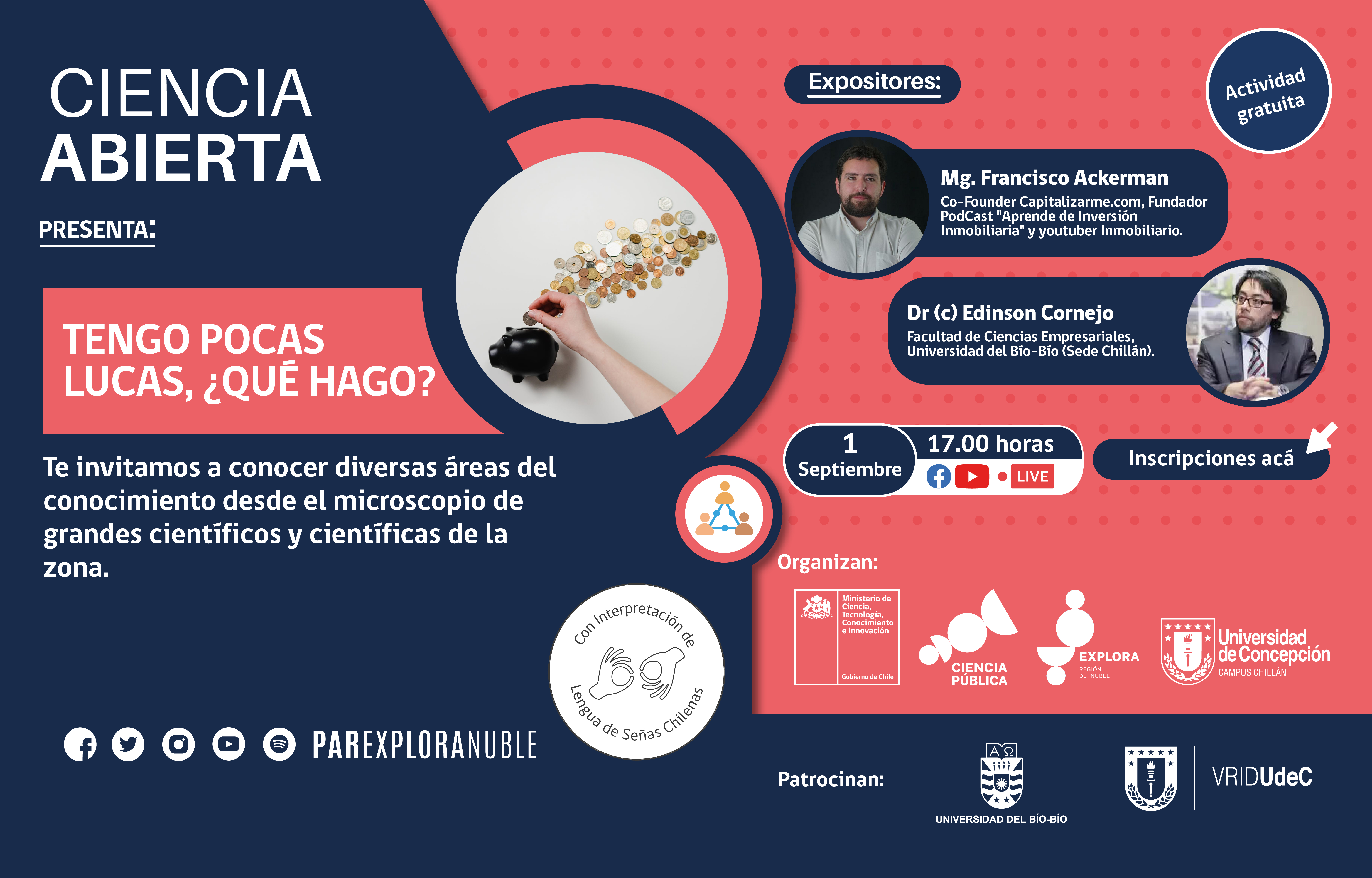 Ciencia Abierta “Tengo pocas lucas, ¿qué hago?”