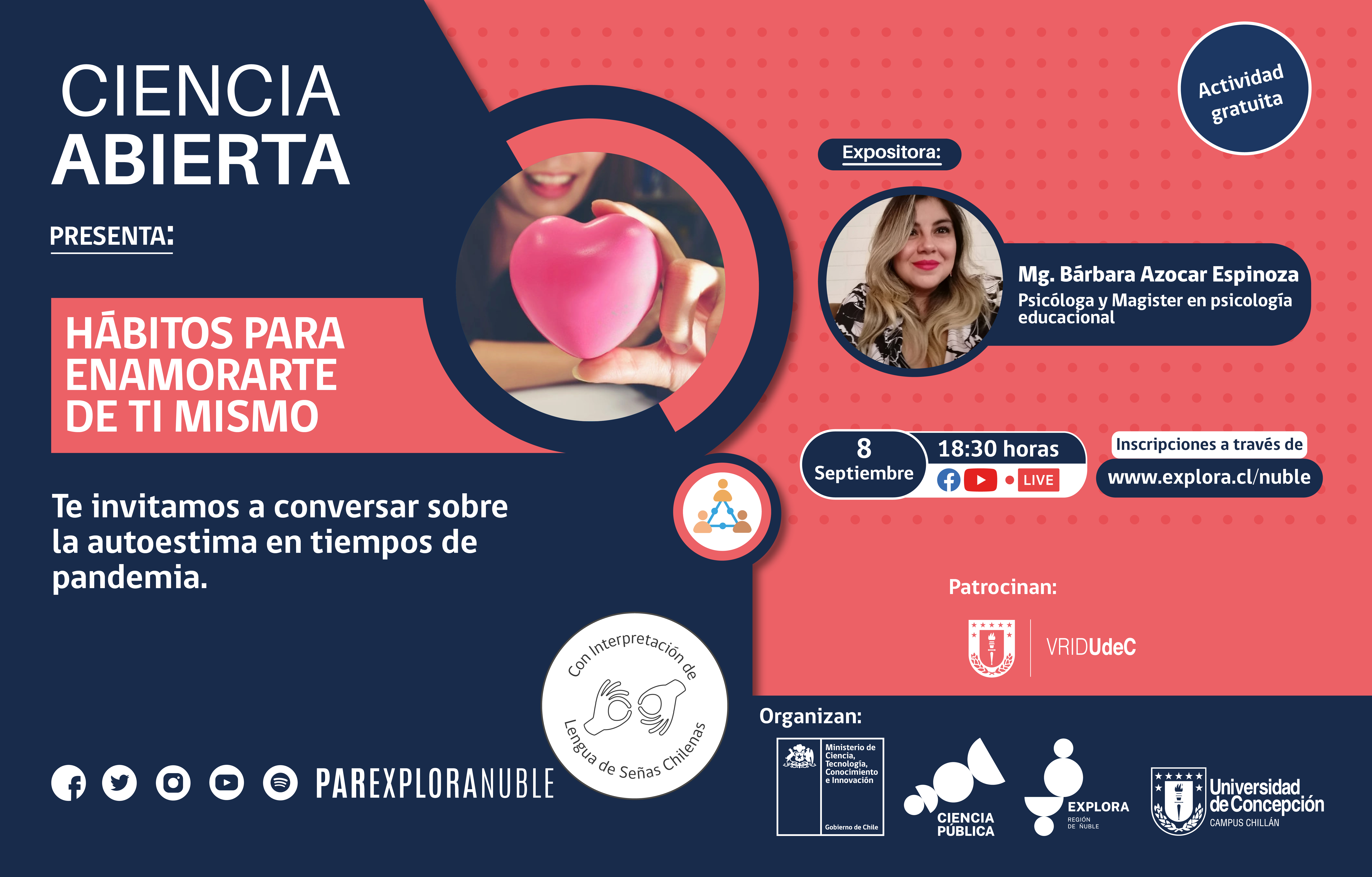 Ciencia Abierta “Hábitos para enamorarte de ti mismo”