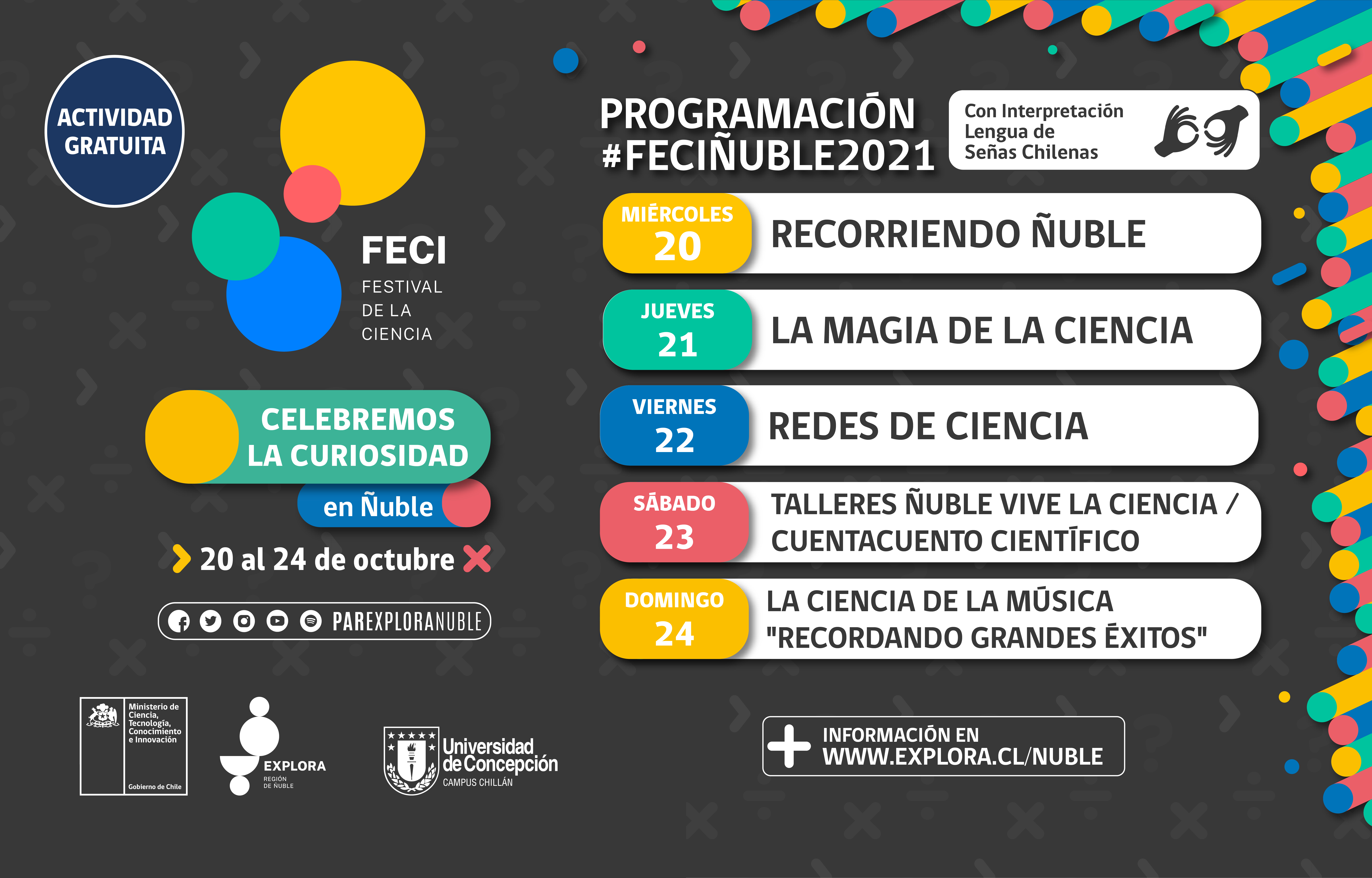 FECI 2021 invita a celebrar la curiosidad en Ñuble