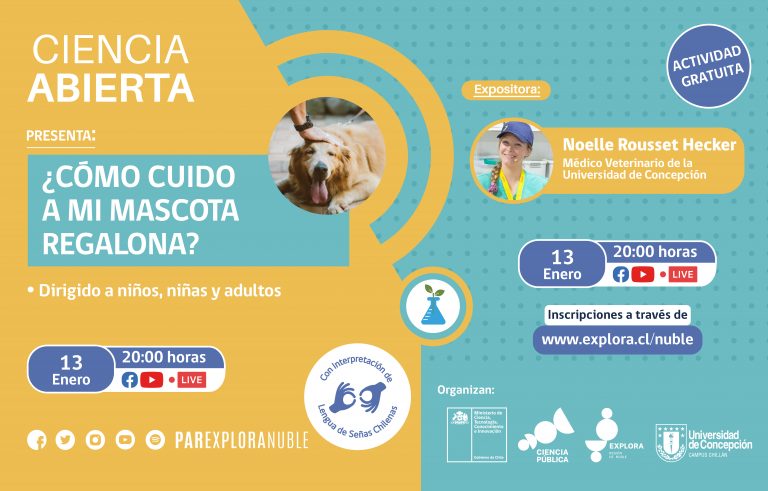 Ciencia Abierta 2021: ¿Cómo cuido a mi mascota regalona?