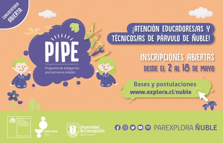 Explora Ñuble abre el Programa de Indagación para Primeras Edades 2022