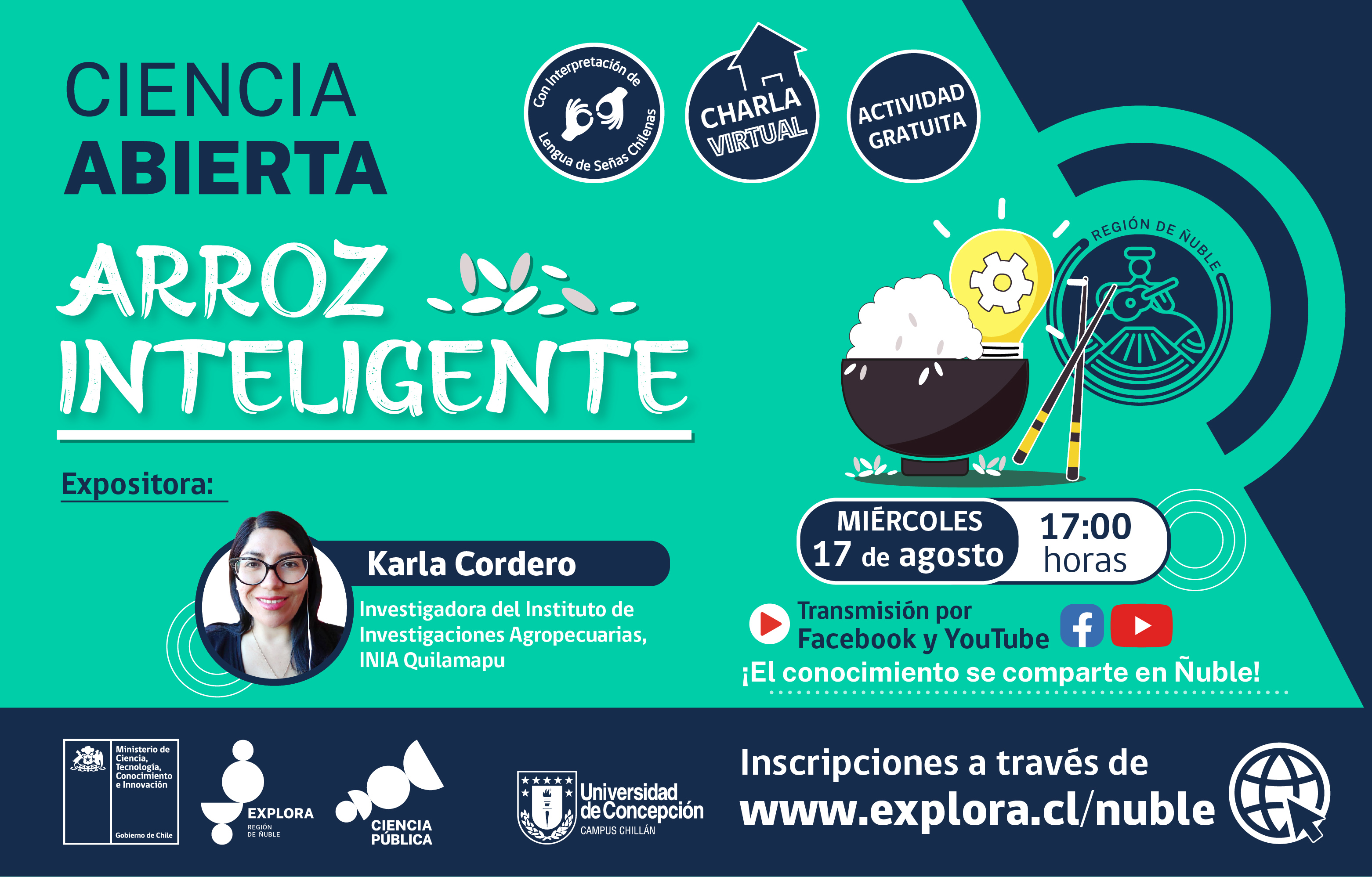 Ciencia Abierta te invita a conocer el “Arroz Inteligente”