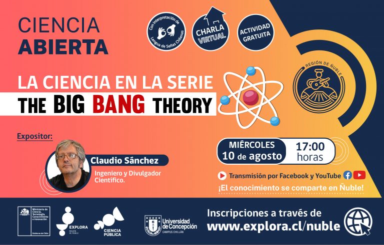 Ciencia Abierta te invita a “La ciencia en la serie Big Bang Theory”