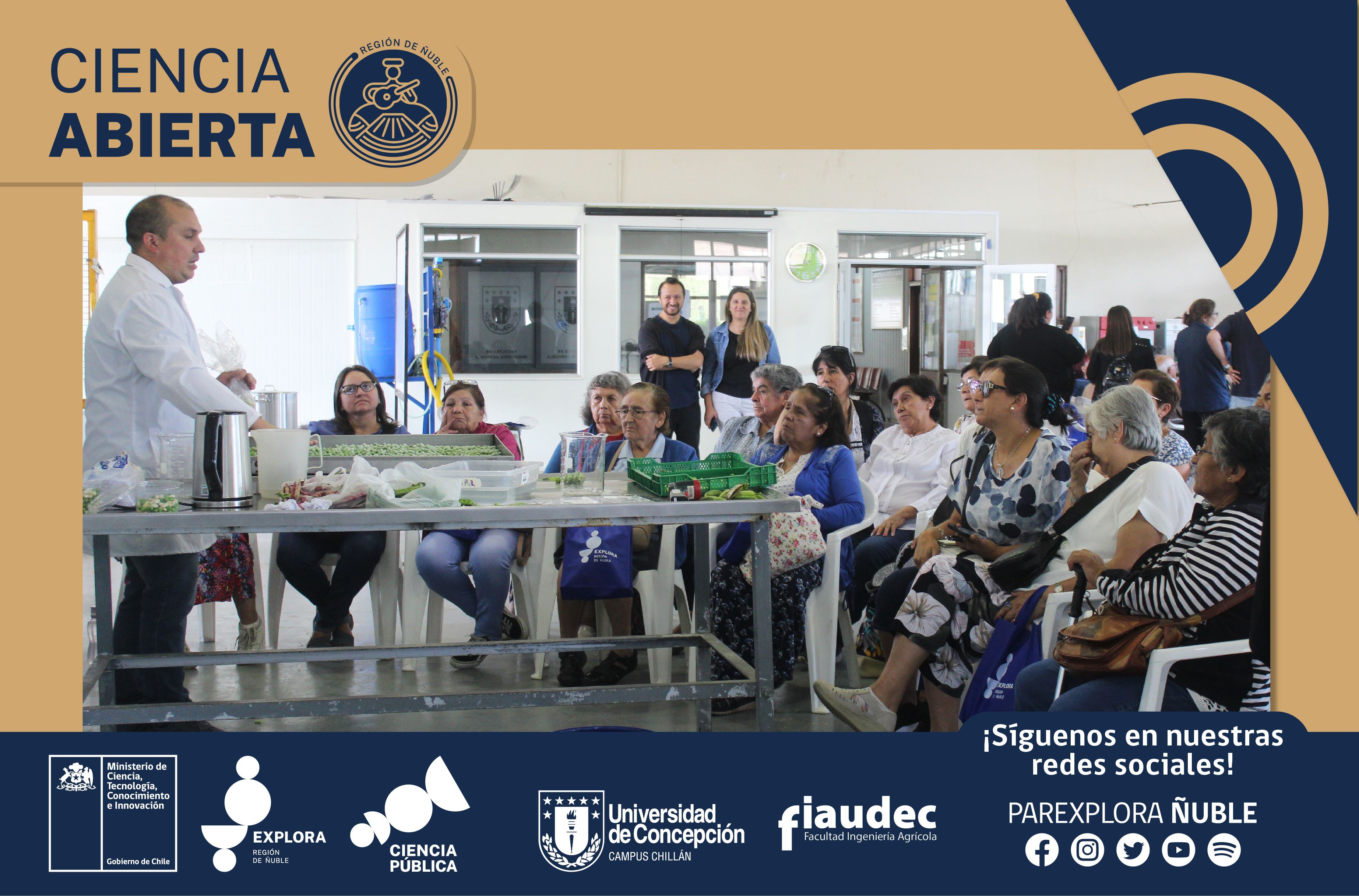 Ciencia Abierta: Personas Mayores aprendieron sobre conservación y transformación de alimentos