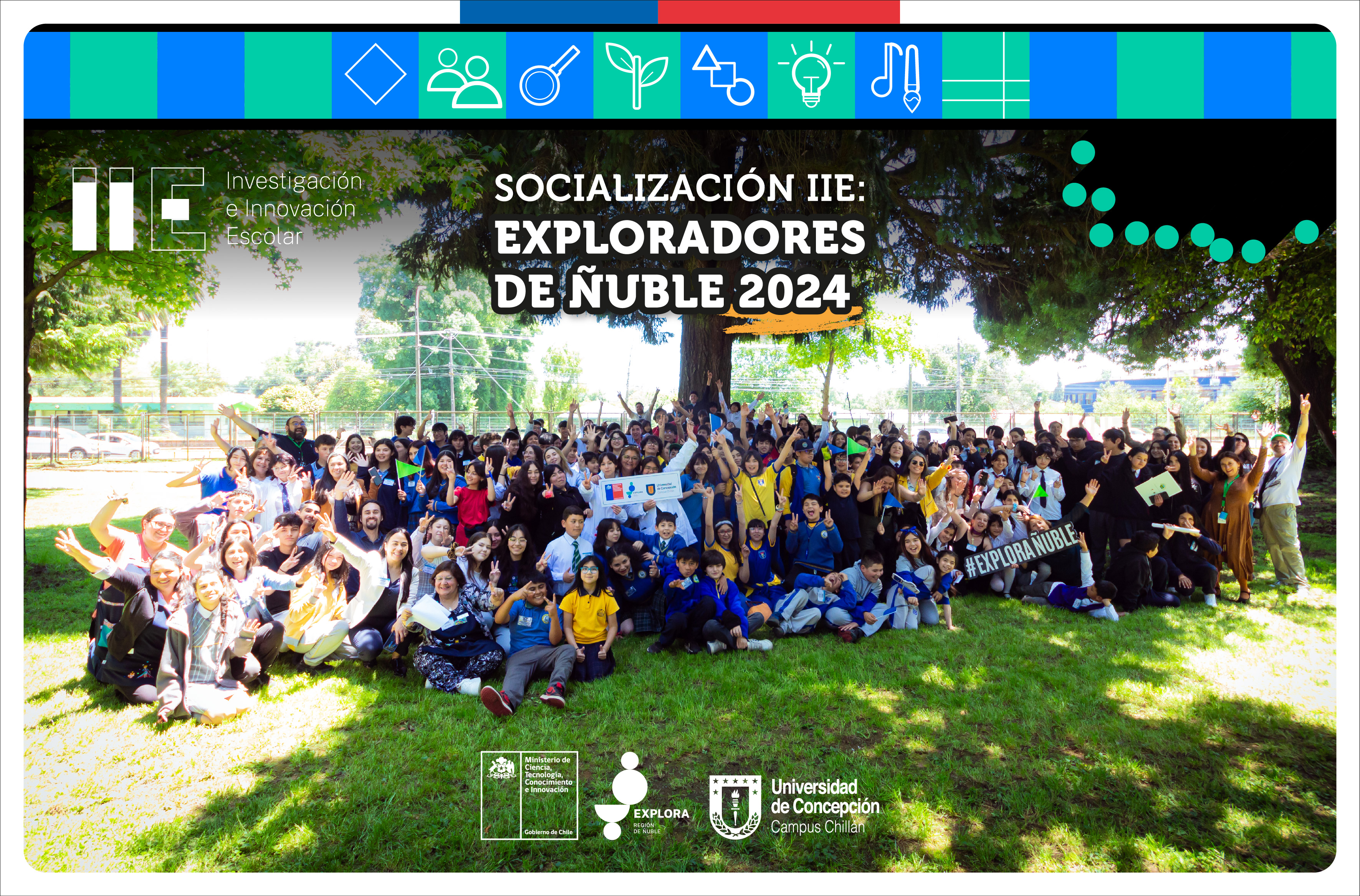 PAR Explora Ñuble convocó a 70 equipos escolares de la región en feria científica