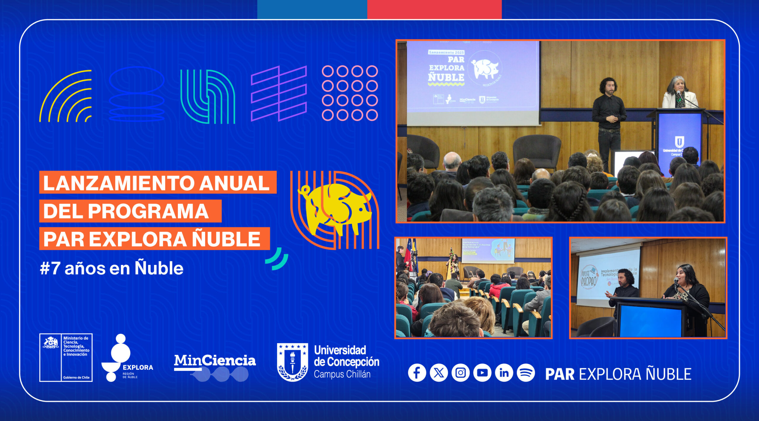 PAR Explora Ñuble inició su ciclo 2025-2026 con masiva participación de comunidades educativas