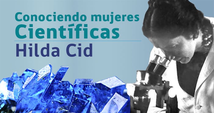Hilda Cid y el campo de la Cristalografía