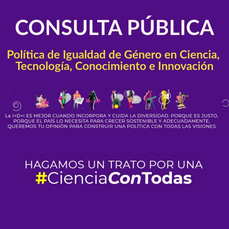 MINICYT lanza consulta pública para fortalecer Agenda de Género en la política pública de ciencia, tecnología e innovación.