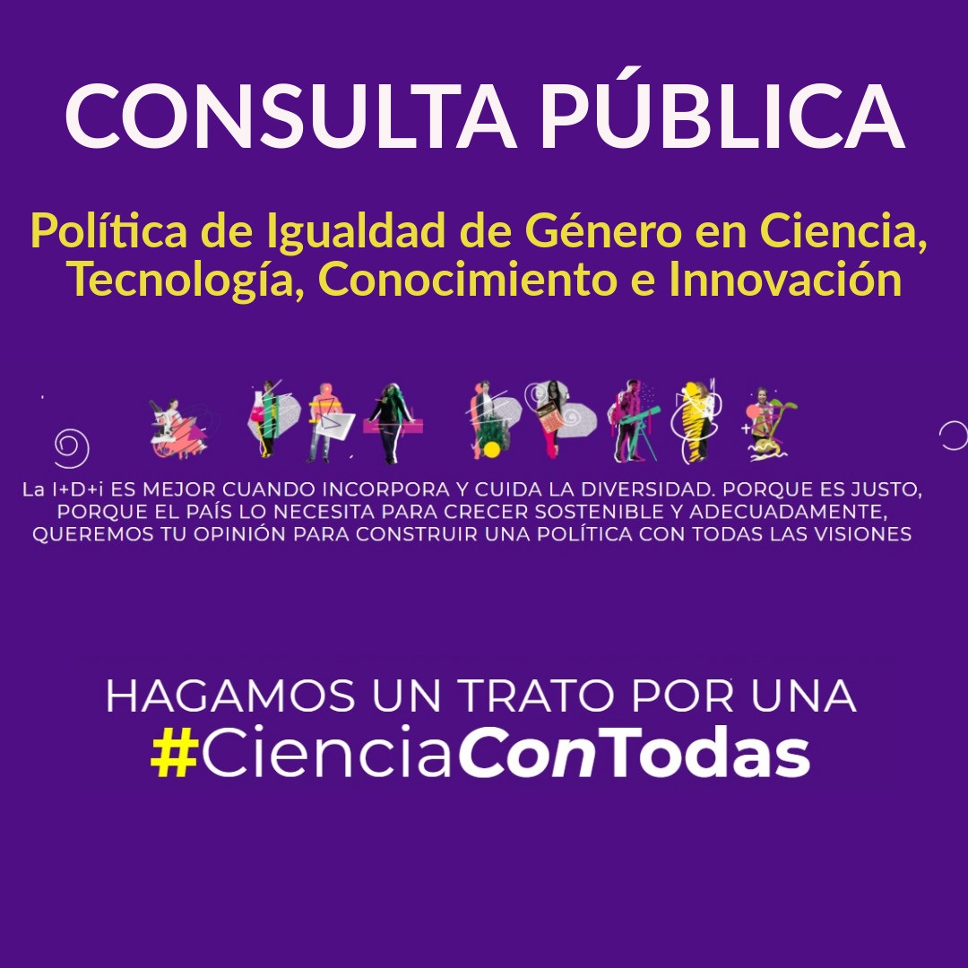 MINICYT lanza consulta pública para fortalecer Agenda de Género en la política pública de ciencia, tecnología e innovación.
