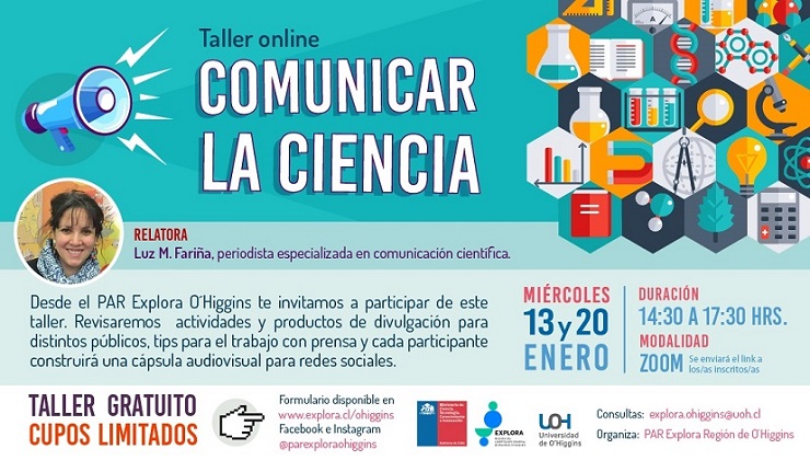 Aprendiendo a Comunicar la Ciencia: taller para divulgadores e investigadores.