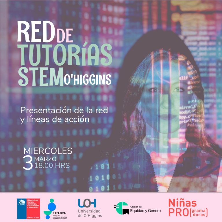 Crean Red de Tutoras en O’Higgins para incorporar más mujeres a las ciencias, tecnología e innovación.