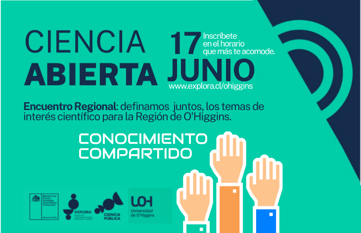 Inscríbete y participa de encuentro virtual para definir los temas científicos de interés en O’Higgins