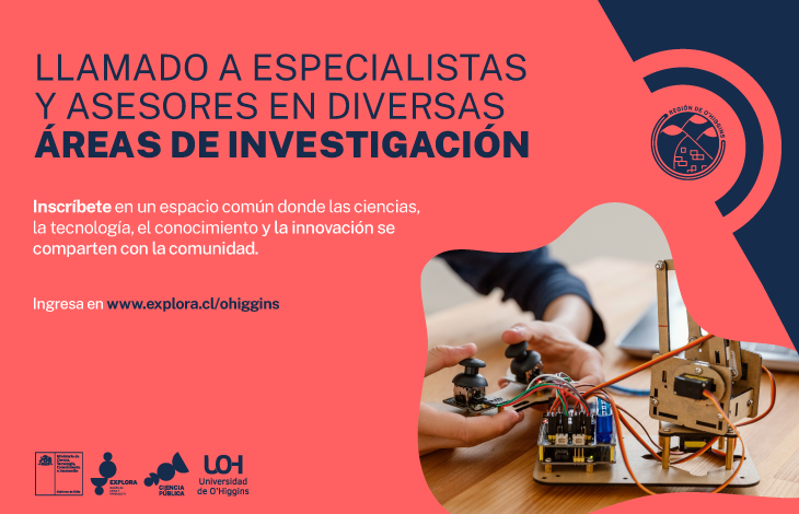 PAR Explora O’Higgins te invita a formar parte de su Red de Especialistas