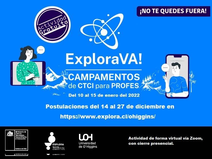 Los invitamos a ser parte del III Campamento Explora Va!