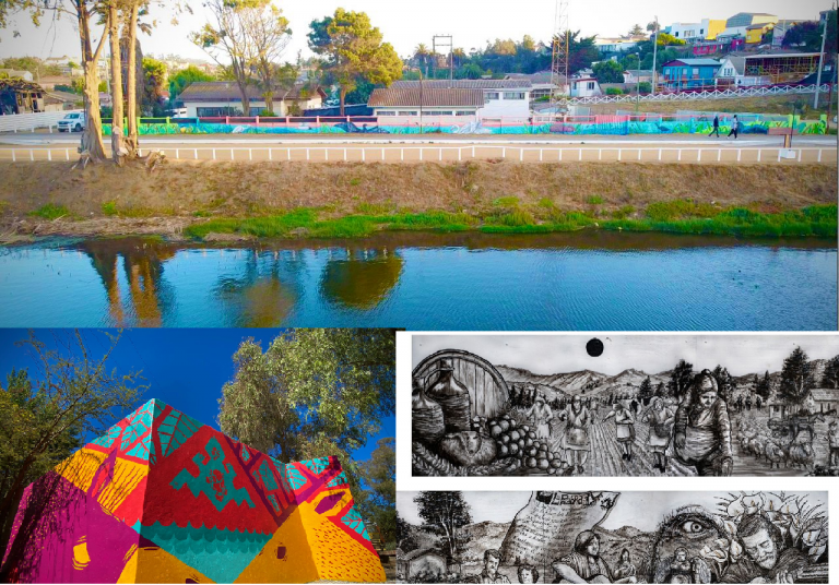 Muralismo científico: El colorido encuentro entre arte y ciencias que embellece la región