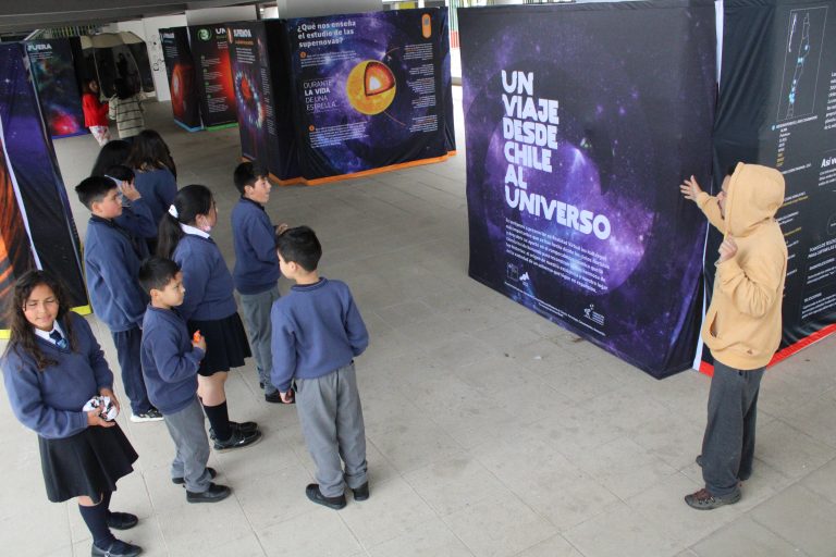 Muestra astronómica itinerante ya está en la comuna de Navidad