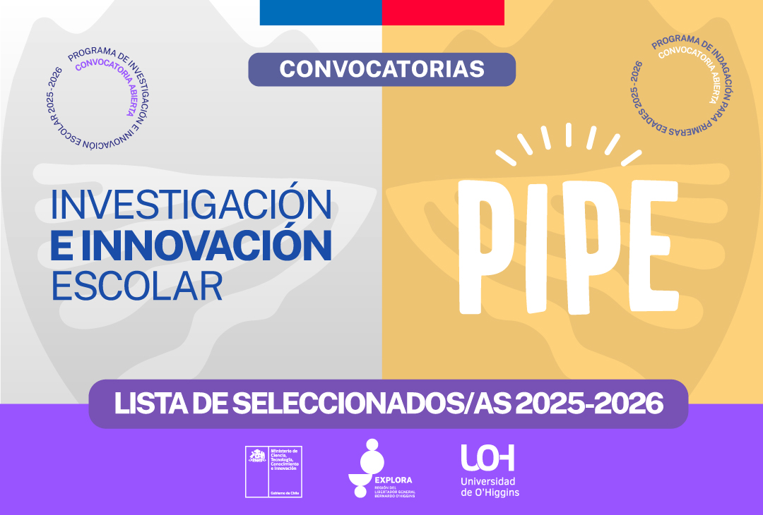 Lista de seleccionados para ser parte de PIPE e IIE 2025-2026